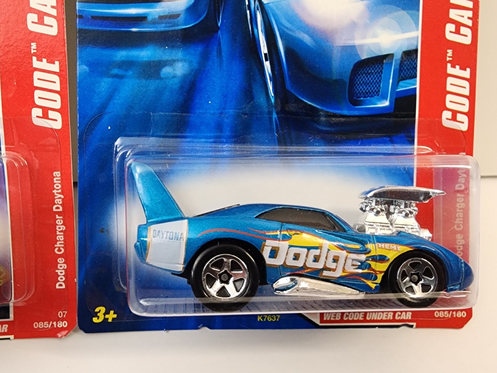 Hot Wheels Code Car Dodge Charger Daytona / Lot of 2 / A24