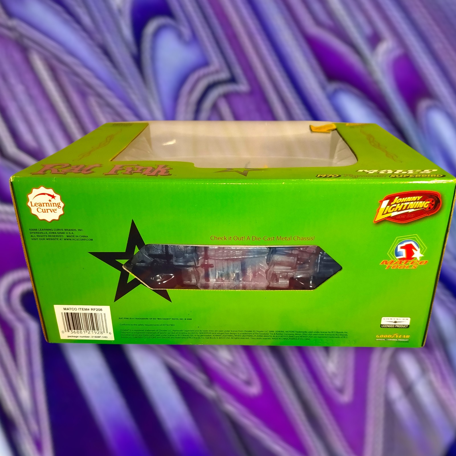 LIMITED EDITION MATCO TOOLS RAT FINK DIE CAST 1970 PLYMOUTH SUPERBIRD 1:24 SCALE