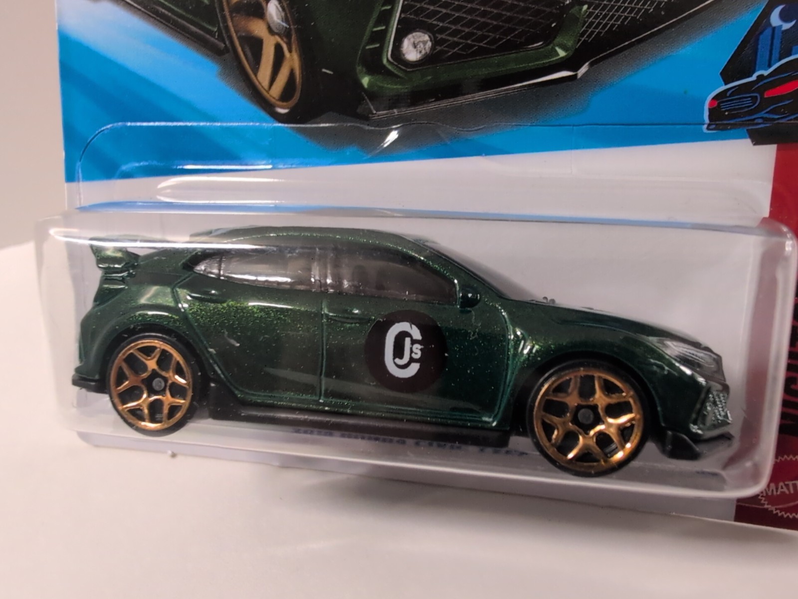 Hot Wheels 2026 F Case 2018 Honda Civic Type R #3/10 Nightspeed Dark Green x 2