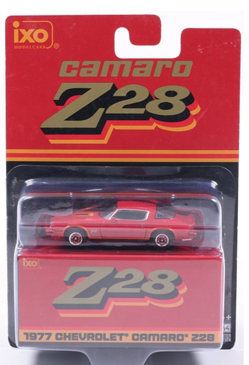 IXO AMERICA 1:64 1977 Chevrolet Camaro Z28 – Light Red – AI64010