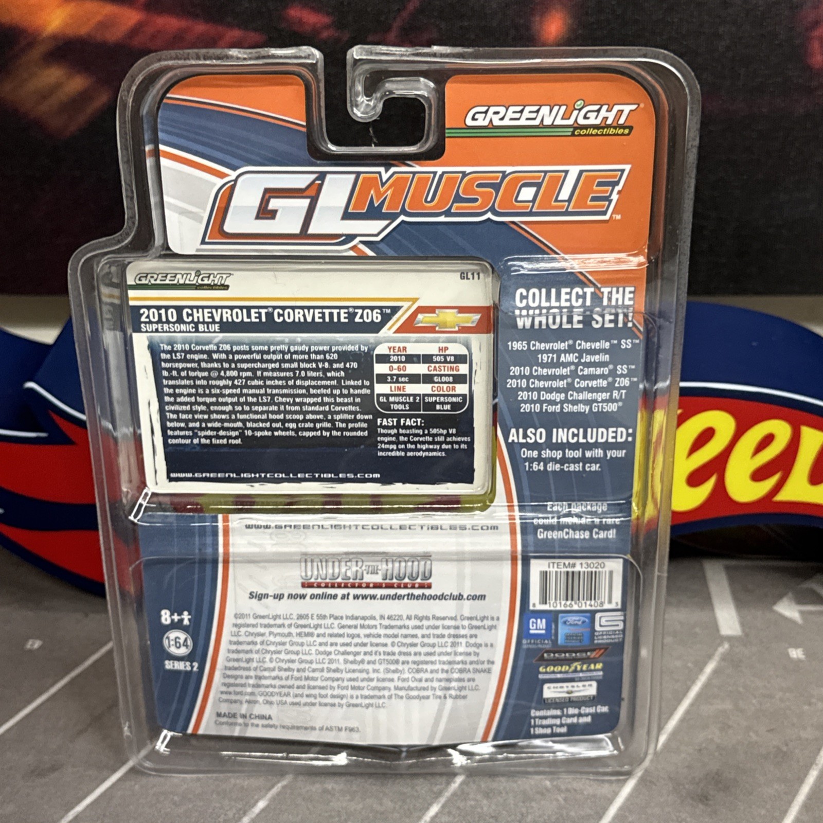 Greenlight GL MUSCLE 2010 Chevrolet Corvette Z06 SERIES 2 1/64 Diecast