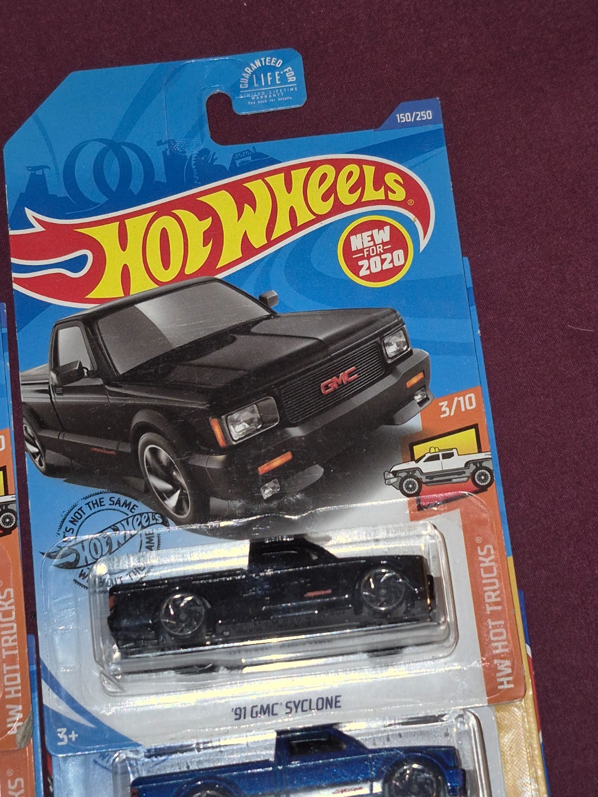2020 HOT WHEELS P CASE HW HOT TRUCKS 1991 RED GMC SYCLONE –LOT OF 24 VHTF