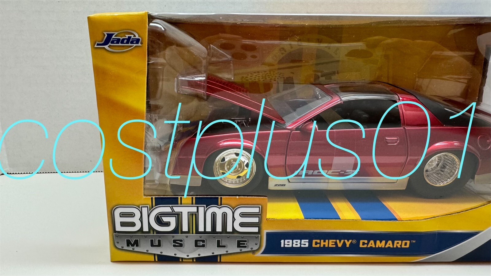 JADA BTM 1985 CHEVY CAMARO 1:24 RED REMOVABLE TOP