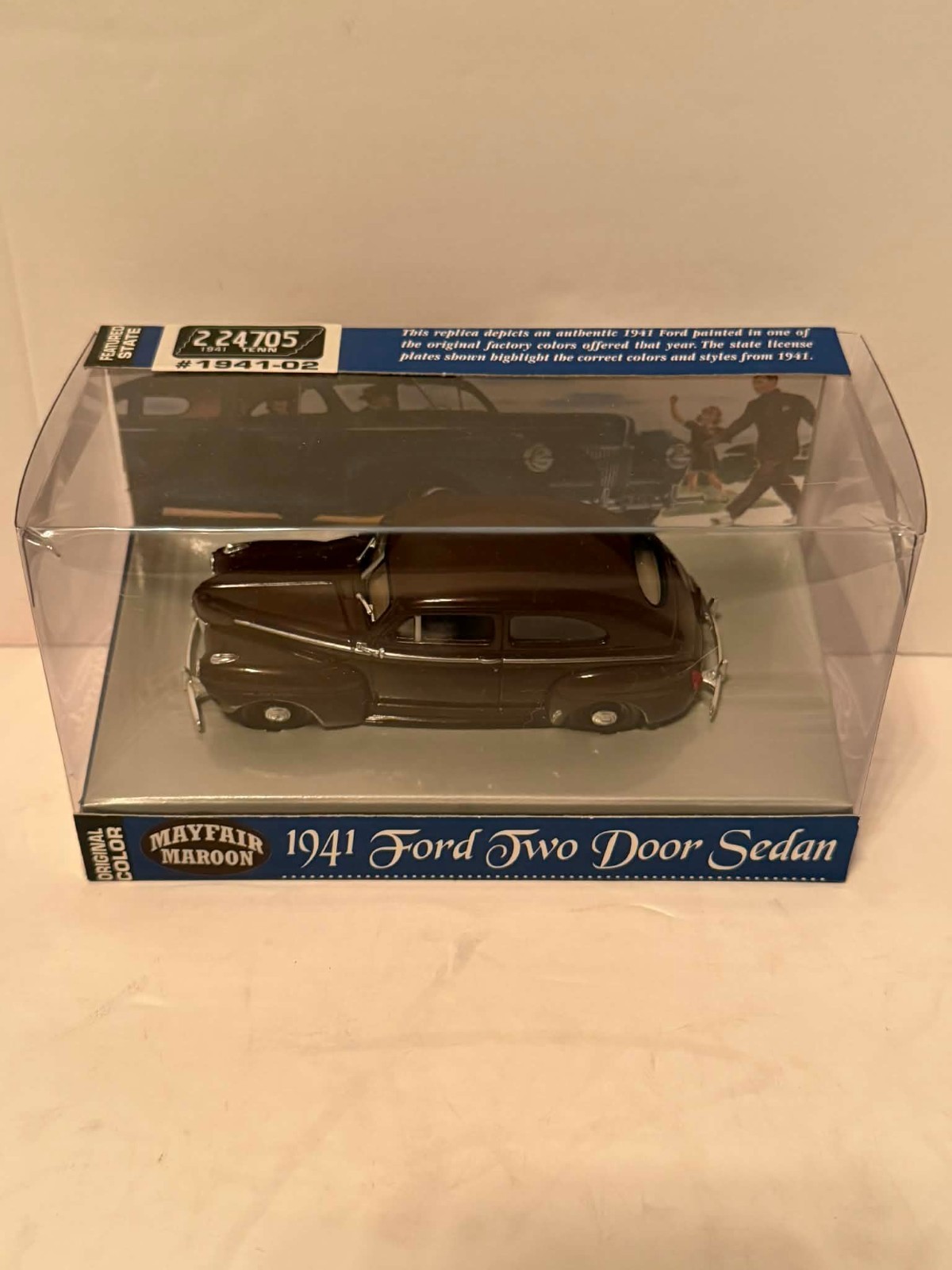 1941 Ford Two Door Sedan Fleer 1:43 Die-Cast in Box – PICK YOUR COLOR!!! NIB