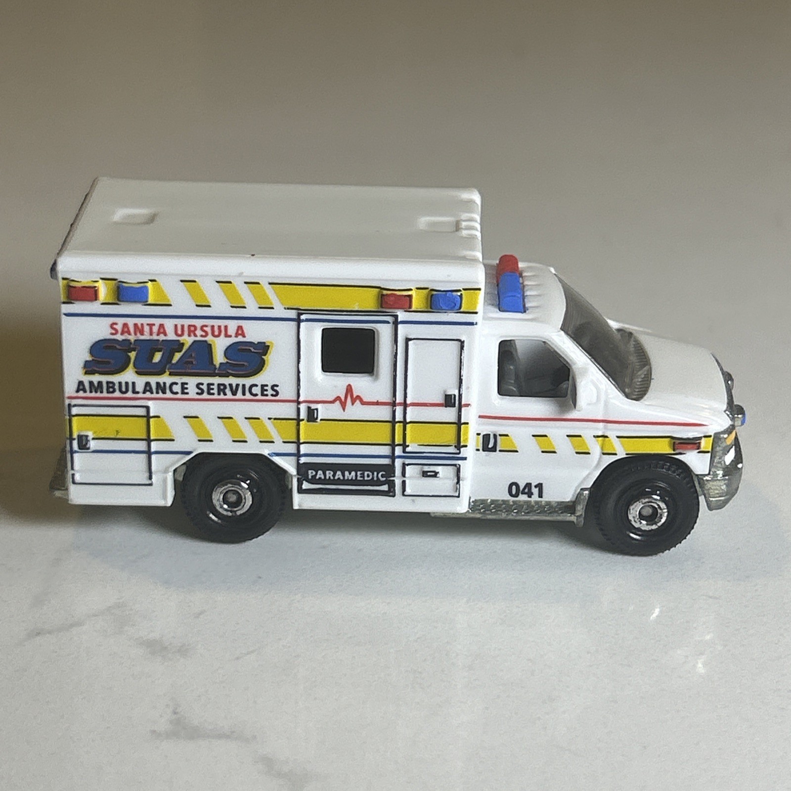 Custom Matchbox 2009 Ford E-350 Ambulance- SUAS Ambulance Services