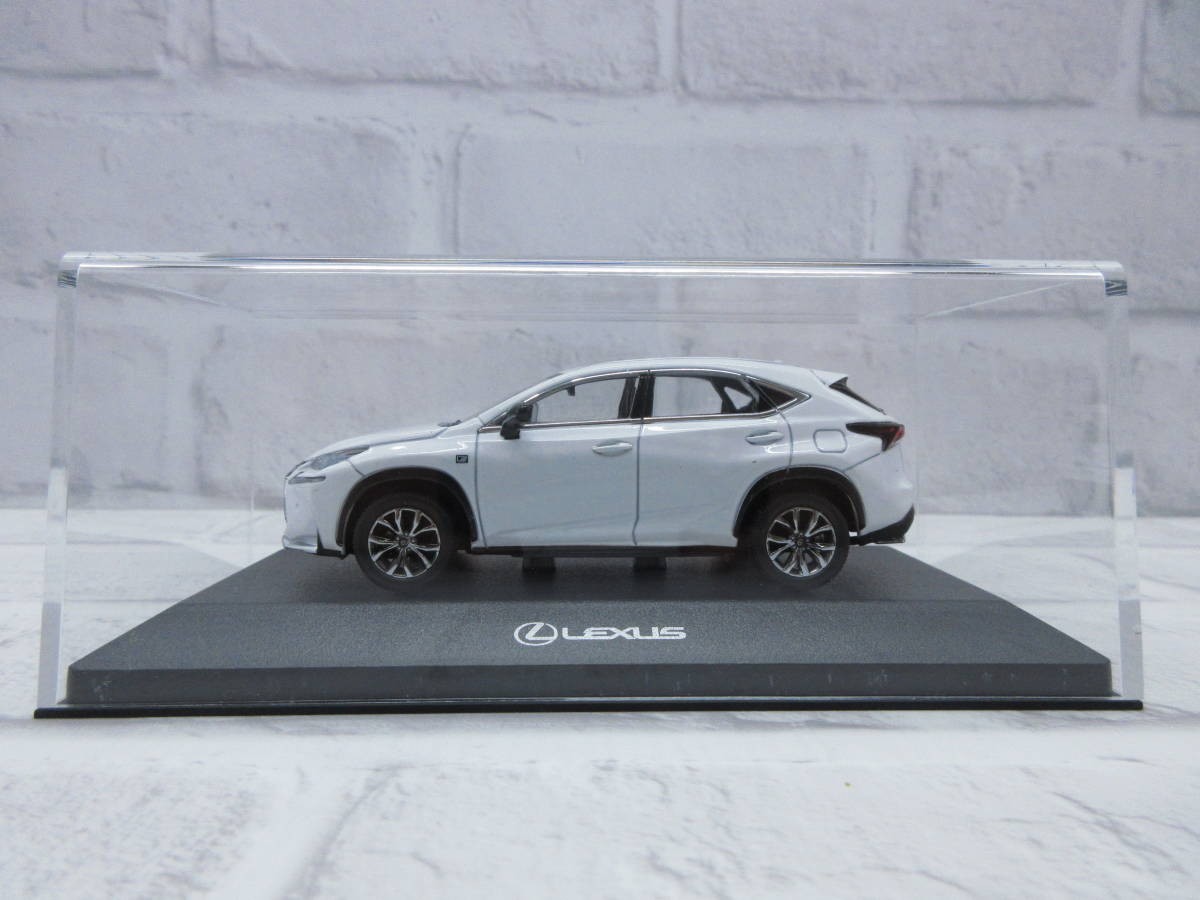 Mini car 1/43 Lexus NX 200t F Sport White dealer genuine model car From Japan