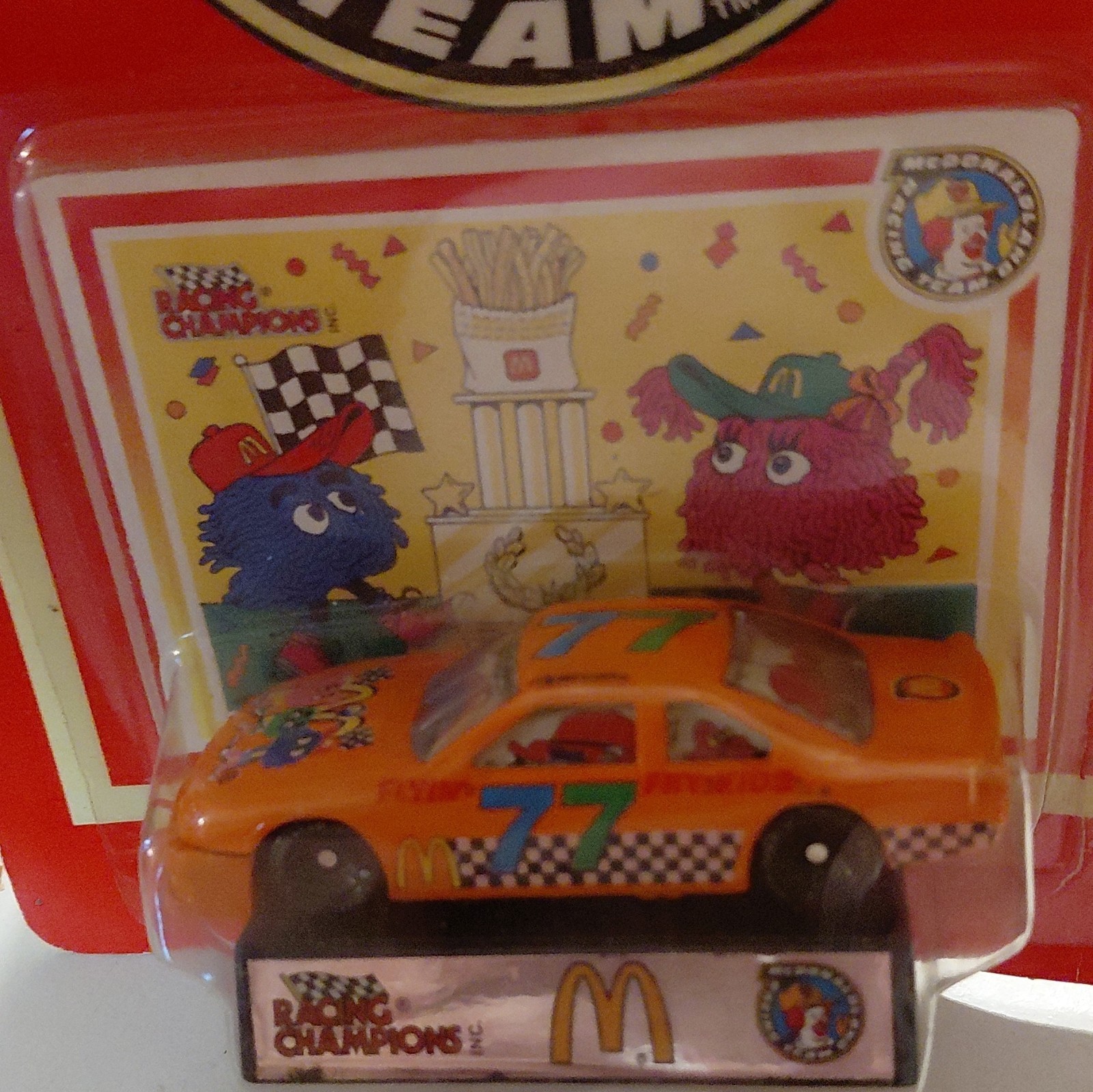 Racing Champions Ford Thunderbird McDonaldland 1:64 Orange 1993 Stand