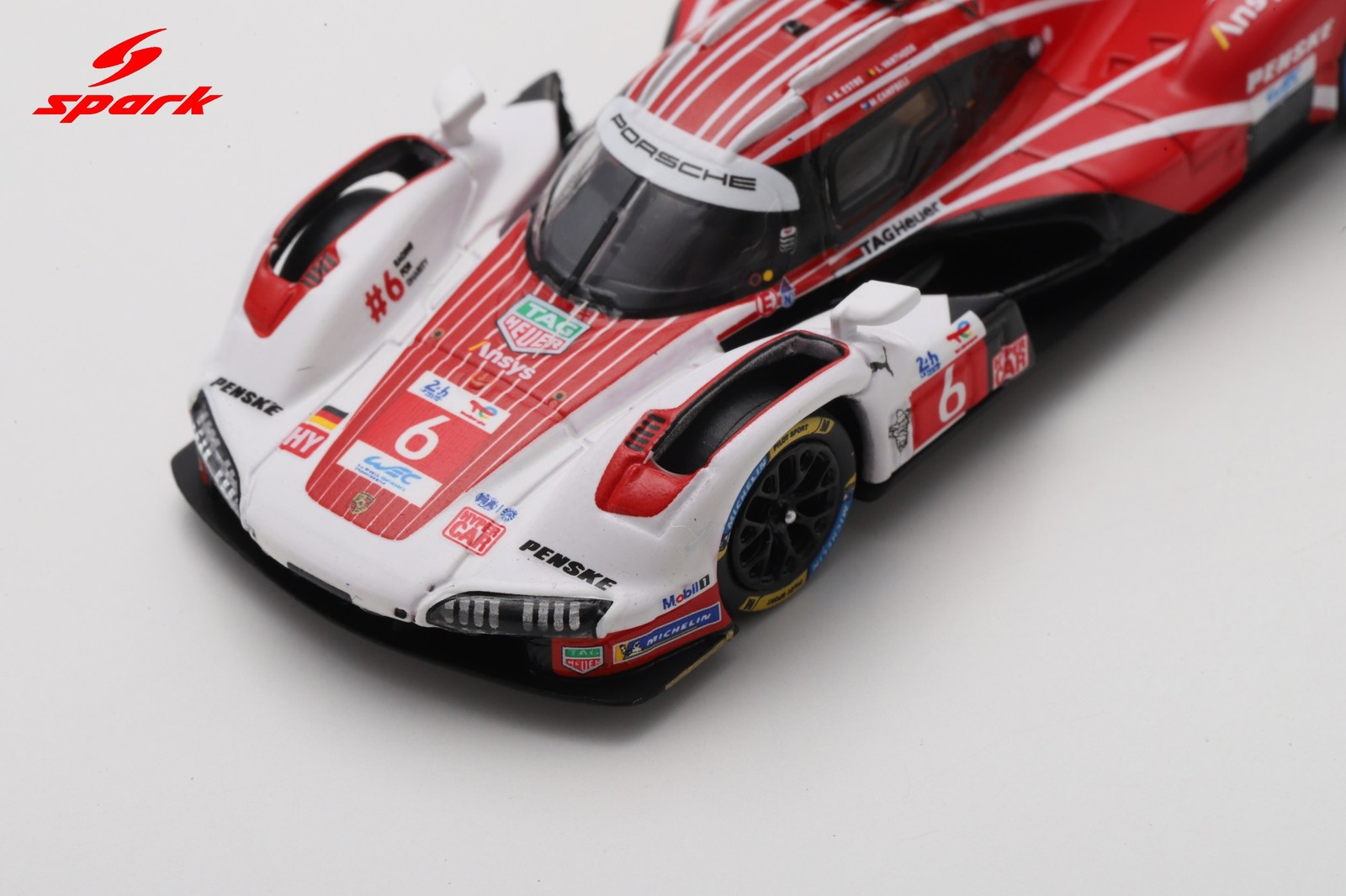 Spark 64S064 1/64 Porsche 963 No.6 PENSKE MOTORSPORT 2nd Le Mans 24H 2025