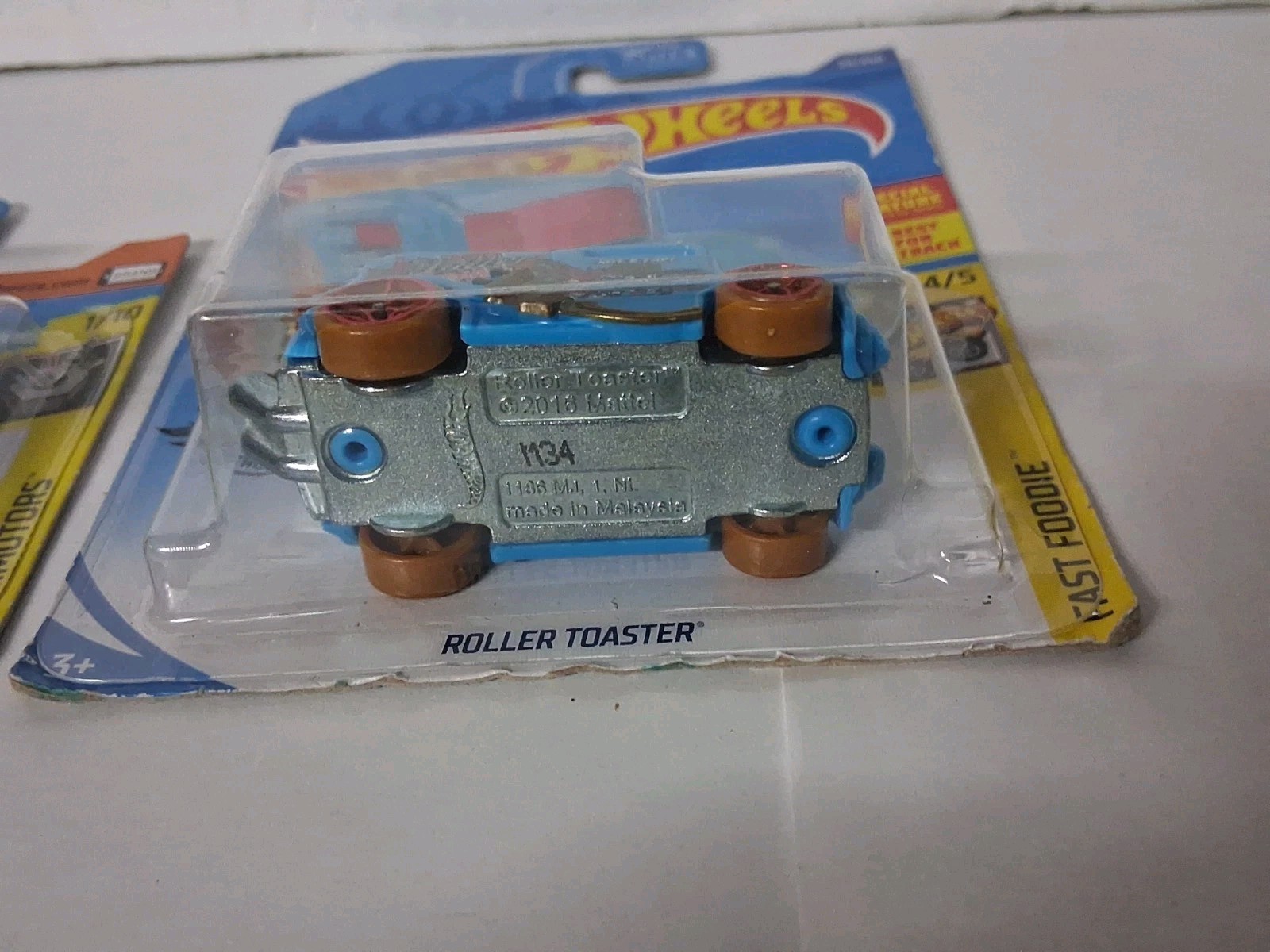 2018 Hotwheels Roller Toaster Lot Of 3 (Soft Corners On Cards)