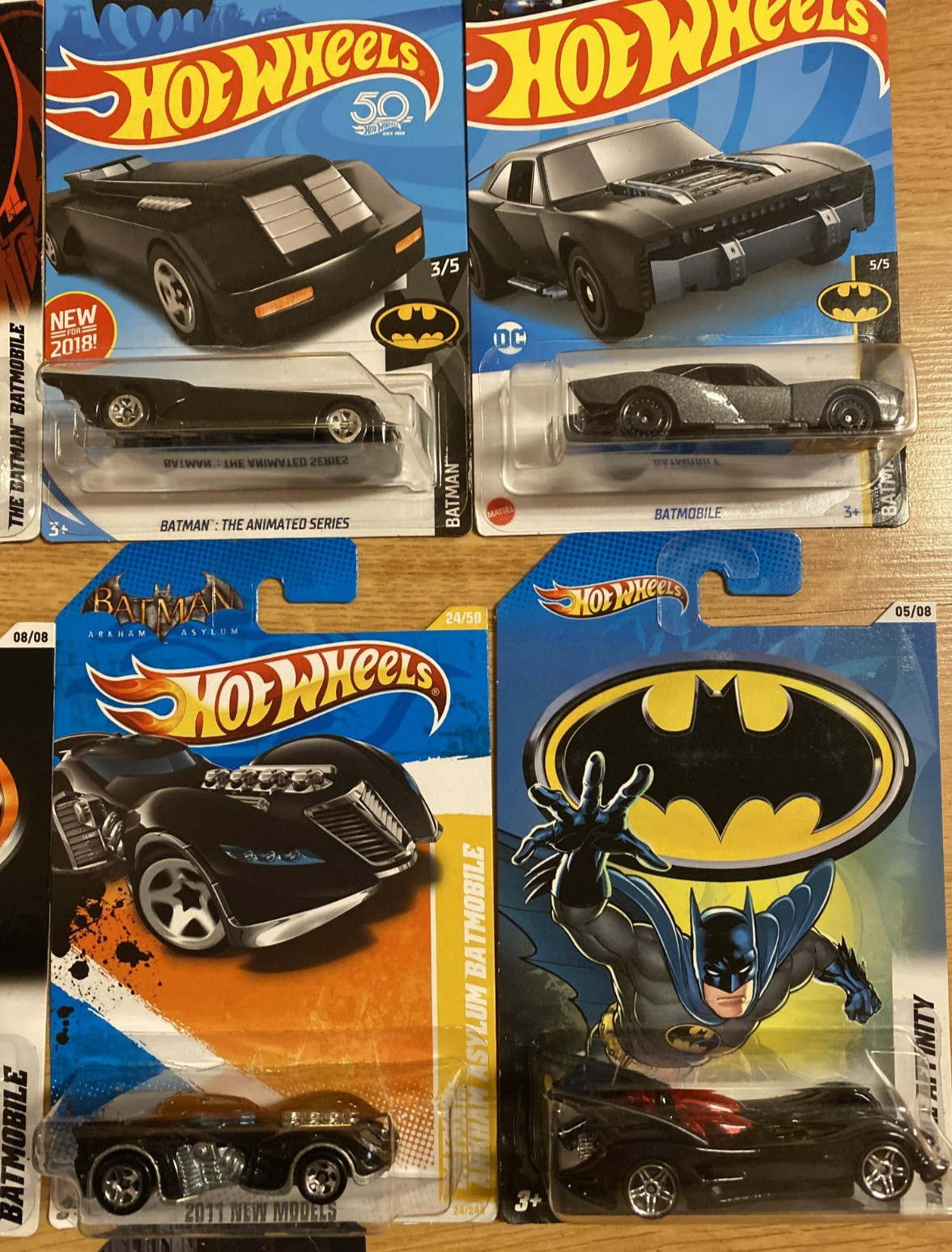 Hot Wheels Batmobile Lot Of 10 Variations Batman Bat Copter The Bat 2010-2021