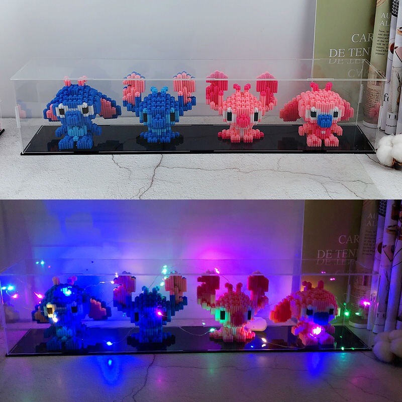 Clear Acrylic Display Case Dustproof Showcase for Action Figure/Toy/collection