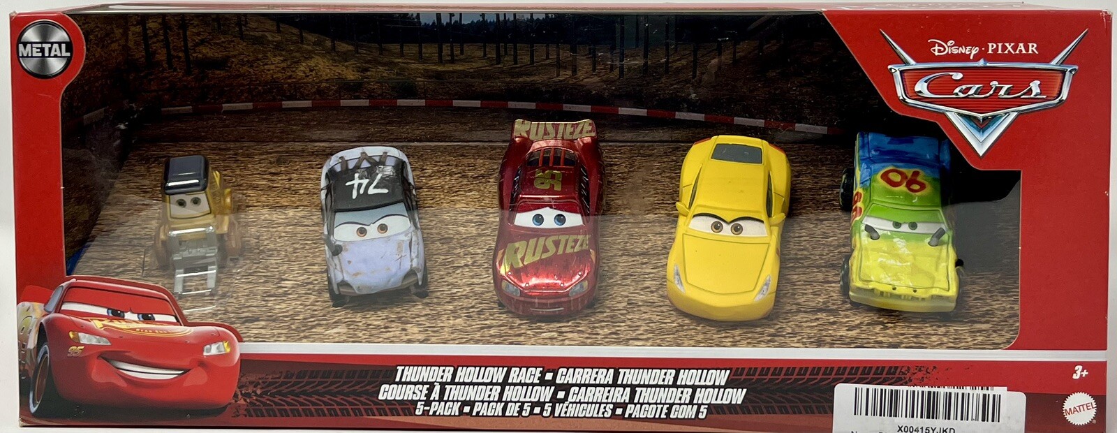 Disney Pixar Cars 5-Pack Thunder Hollow Race Braker Boggs Patty MINOR DAMAGE
