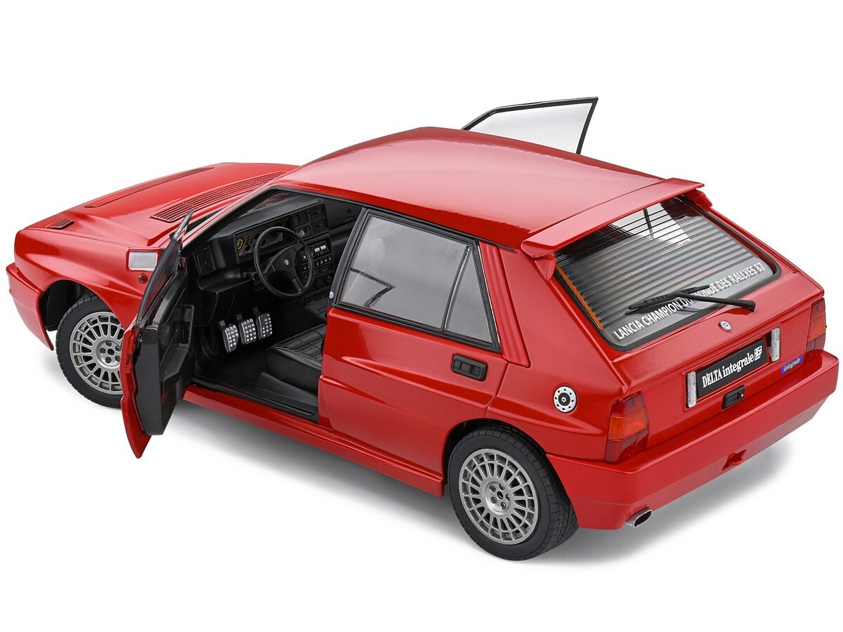 SOLIDO 1991 LANCIA DELTA HF INTEGRALE 1/18 DIECAST CAR ROSSO CORSA RED S1807801
