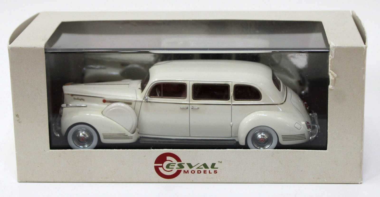 Esval Models 1942 Packard 180 Limousine Beige Resin 1:43 MIB Limited Ed