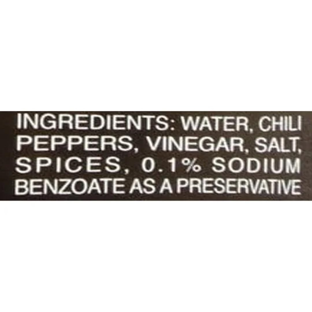 Hot & Extra Hot Sauce , Black & Yellow Label 12,5 Oz (Pack of 2)
