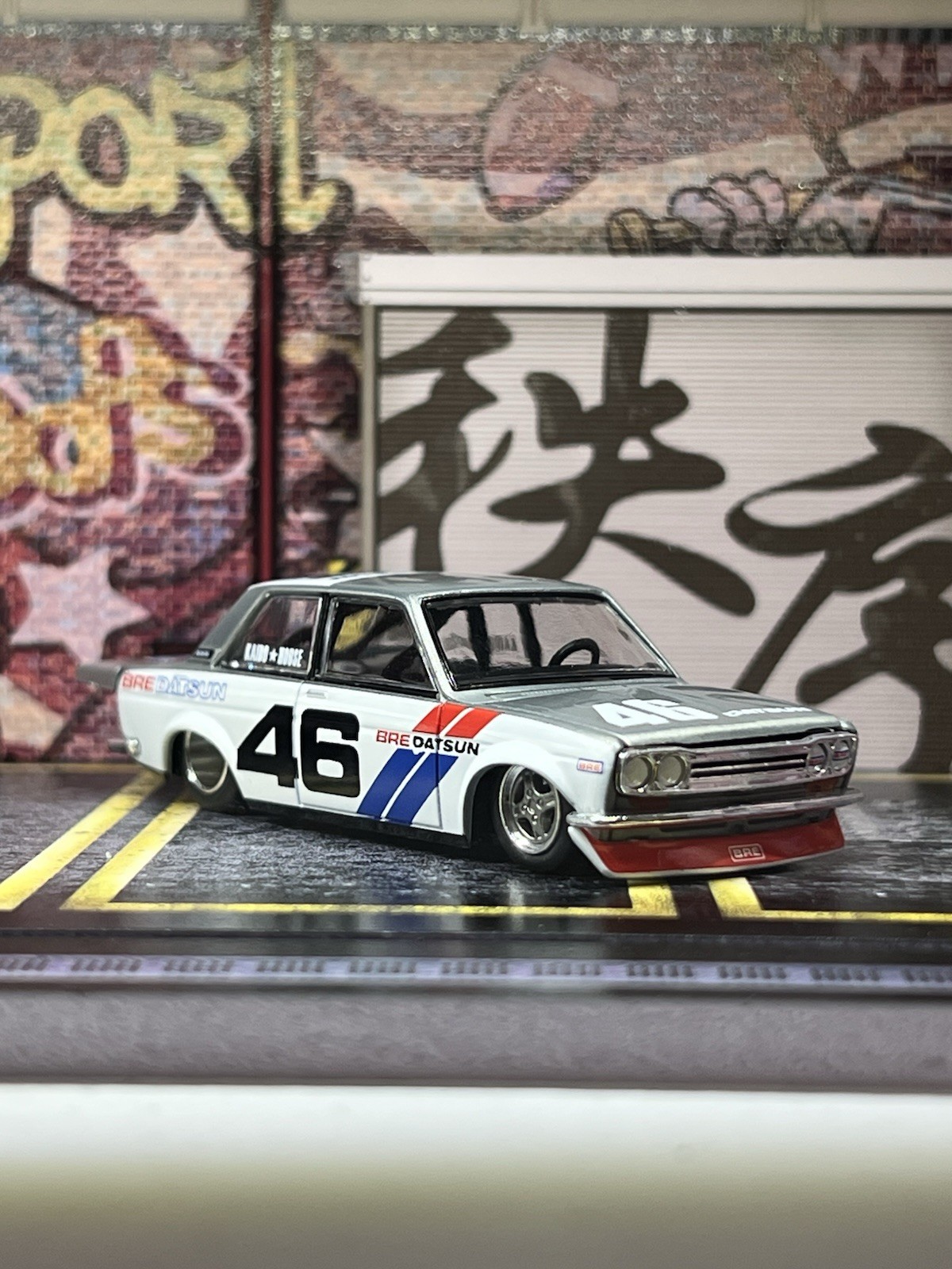 Kaido House Mini GT KHMG005 Datsun 510 BRE #46 CHASE Rare White 1:64