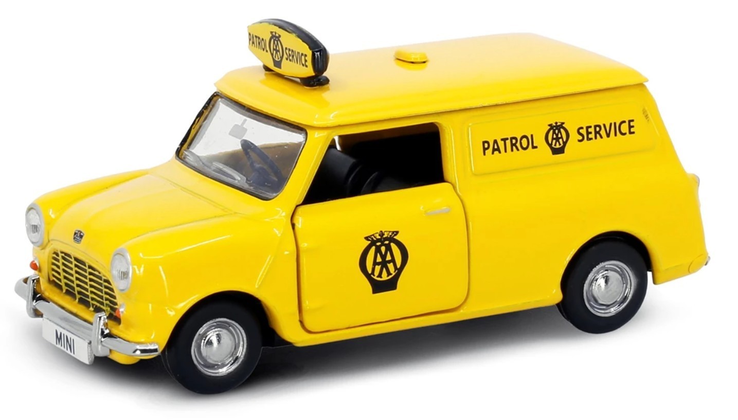 Tiny City – United Kingdom Mini Van Austin Patrol Service Yellow