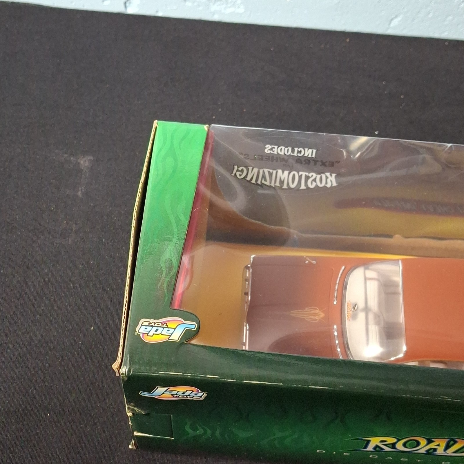 Jada Toys Road Rats ’61 Chevy Impala 1:24 Orange/Flames – NIB (Read Description)