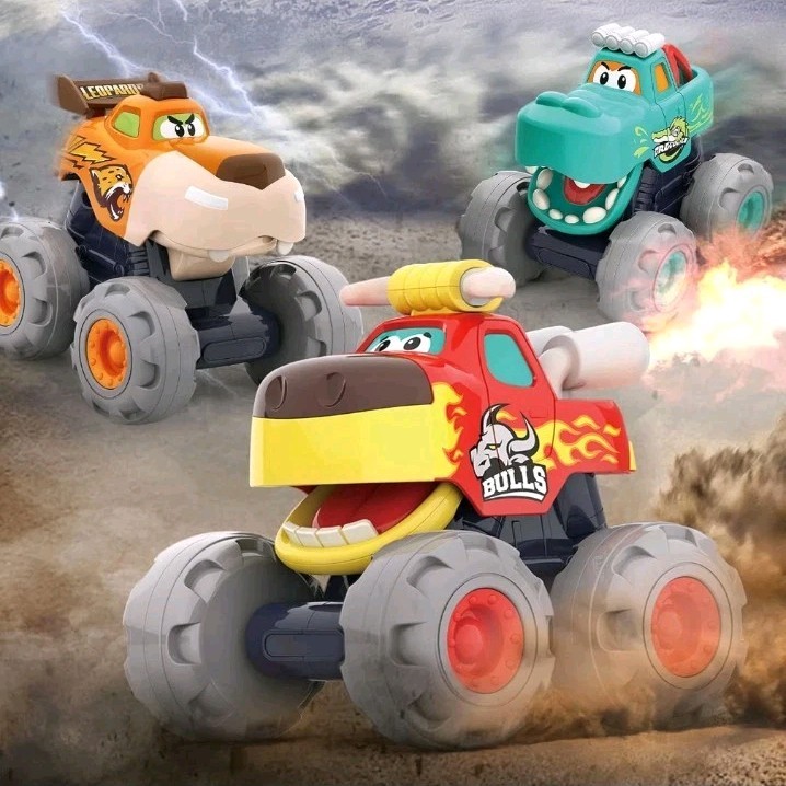 Monster Trucks Toys Gifts, for 1 2 3 Yr Old, Kids Fun, DMG Box/New Inside,