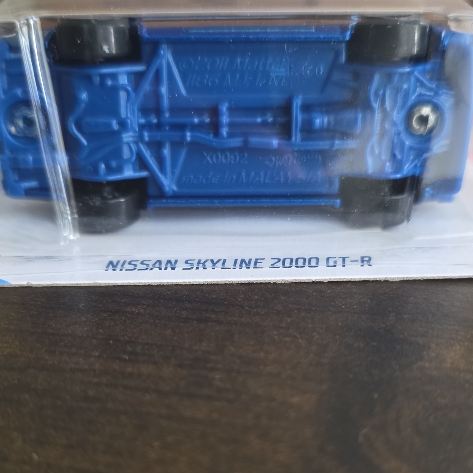 Hot Wheels Then and Now Nissan Skyline 2000 GT-R Blue 1:64 Diecast Car