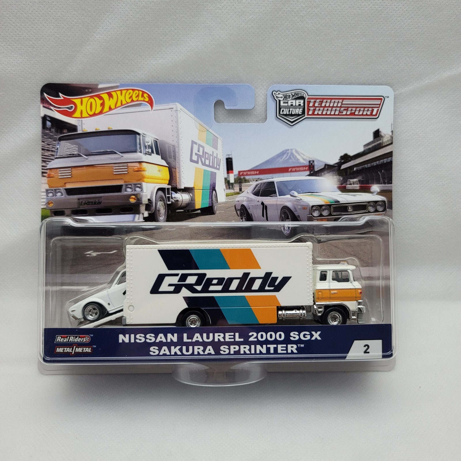 Hot Wheels Premium Team Transport Nissan Laurel 2000 SGX Sakura Sprinter FLF59