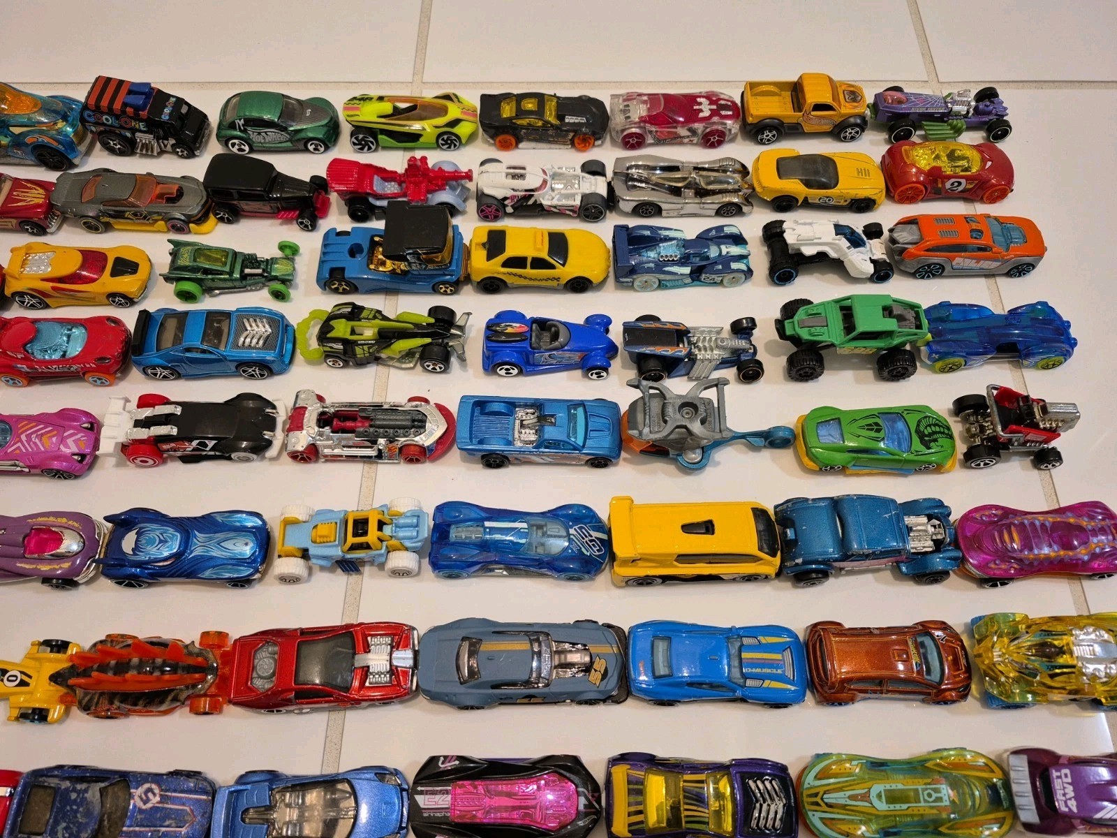 Lot of 100 Hot Wheels Cars: Loose, Variety of Years, Fantasy Castings #3