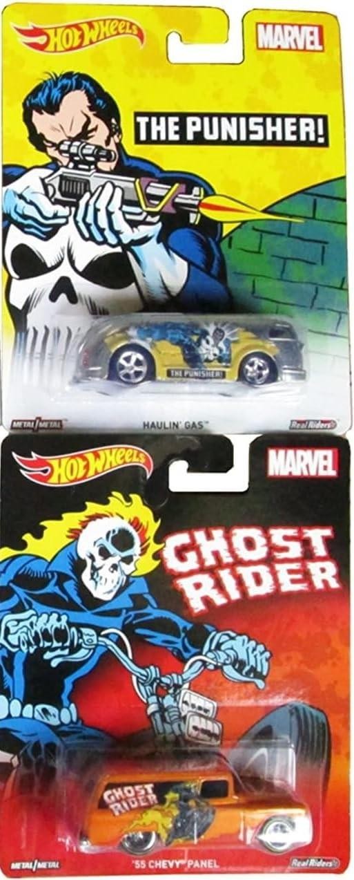 Hot Wheels Pop Culture Marvel Comic Heroes Complete Bundle of 6