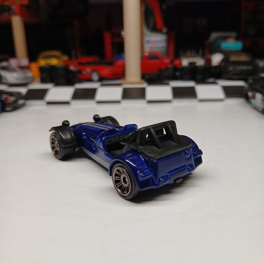 Blue Caterham R500 Silver Stripes Superlight 7 Caterham Superlight BLUE Caterham