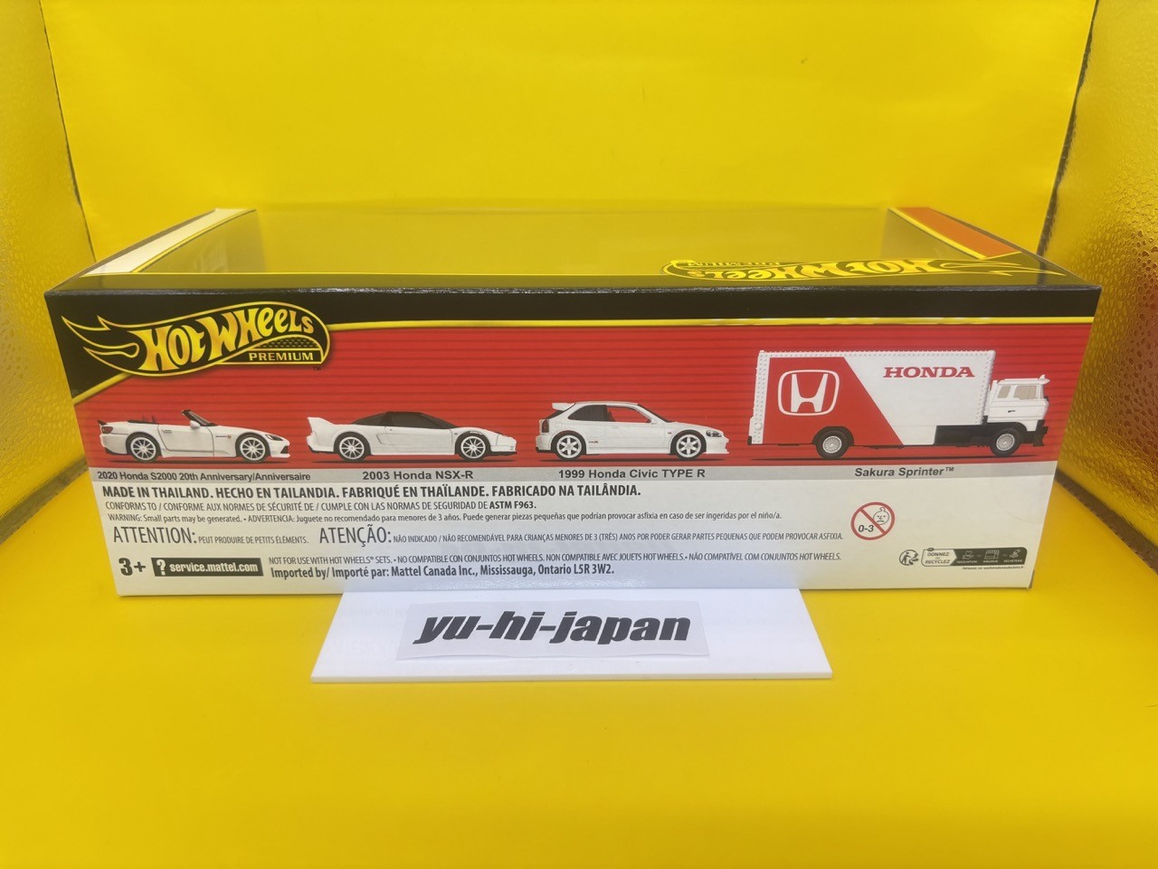 Mattel Hot Wheels JBM08 2025 Collector Set Honda Type R Heritage Mini Car PSL