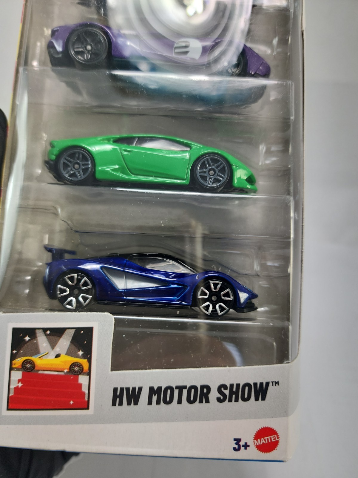 Hot Wheels 2025 HW Motor Show 5-Pack Ferrari Aston Ford Lamborghini Lotus