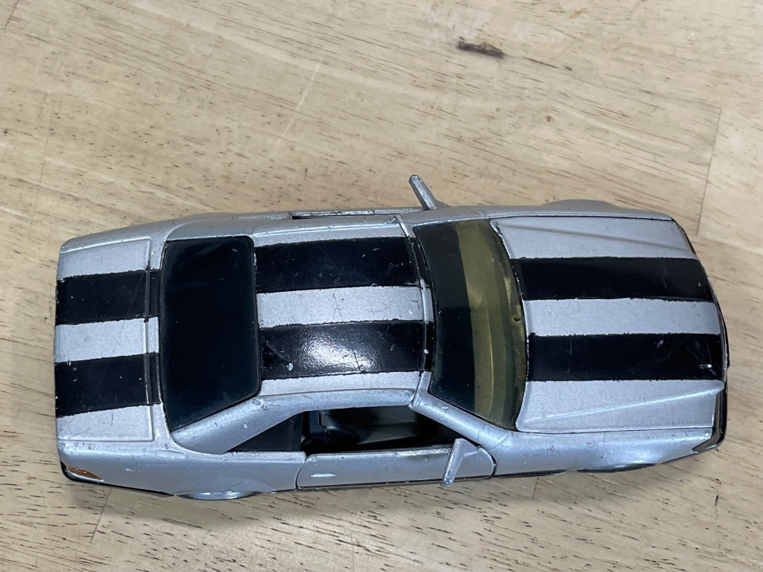 RARE Majorette 500 SL Diecast Model Car 1/24 Scale Silver Mercedes Mercedes-benz