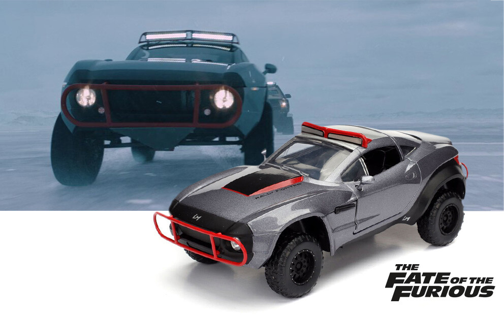 Fast And Furious 8 Letty’s Rally Fighter Hard Top JADA Diecast Toy Car 8.5″ 1:24
