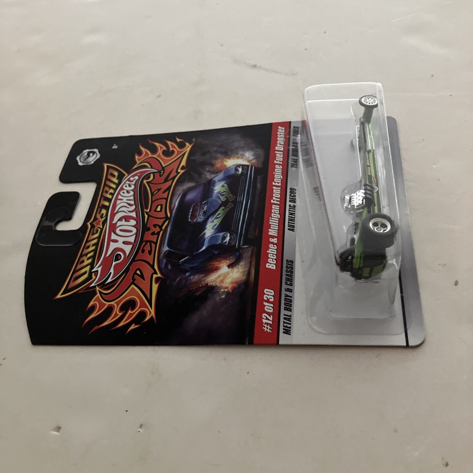 HOT WHEELS Drag Strip Demons Beebe & Mulligan Front Engine Fuel Dragster 12/30