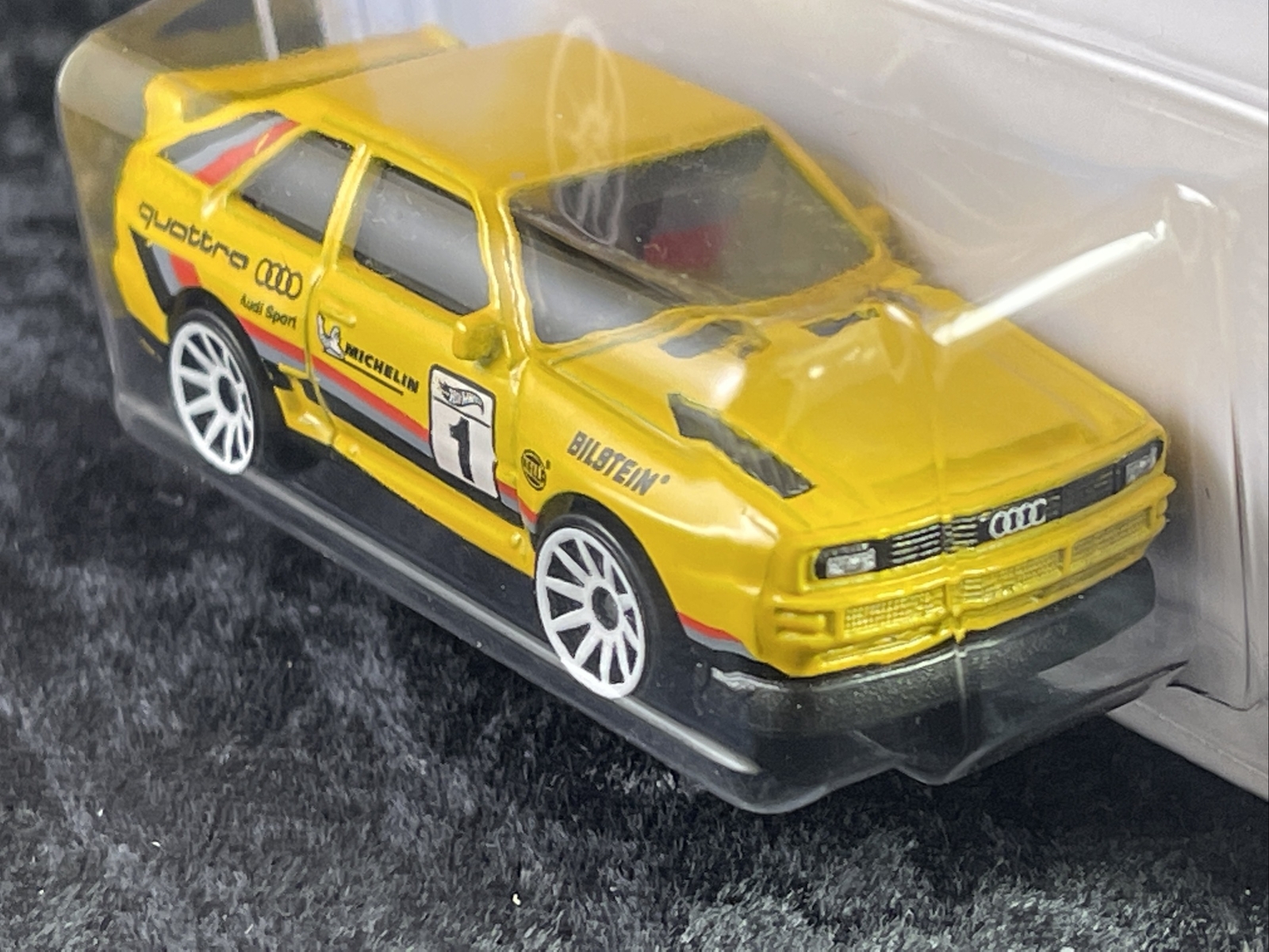Hot Wheels 2022 HW Rally Champs 1/5 Yellow ‘84 Audi Sport Quattro