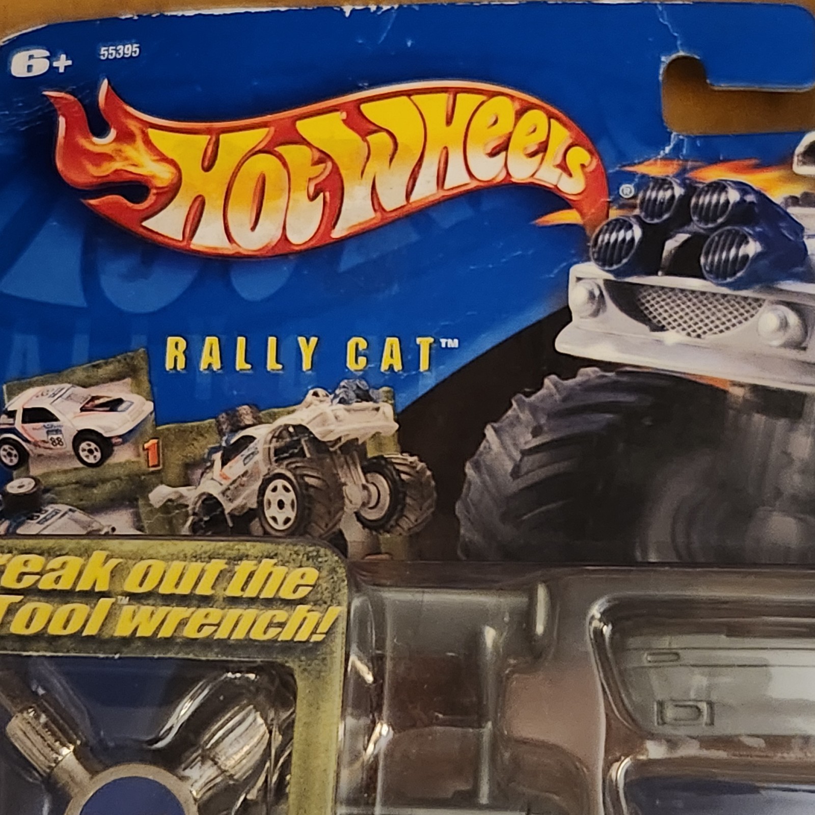HOT WHEELS Mattell RALLY CAT MECHANIC Package Vintage 2001