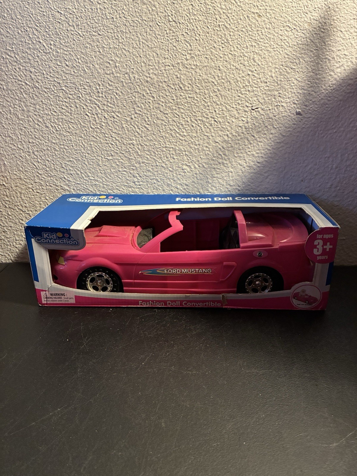 Ford Mustang Convertible Dark Pink Kid Connection New Fits 11.5 Fashion Doll