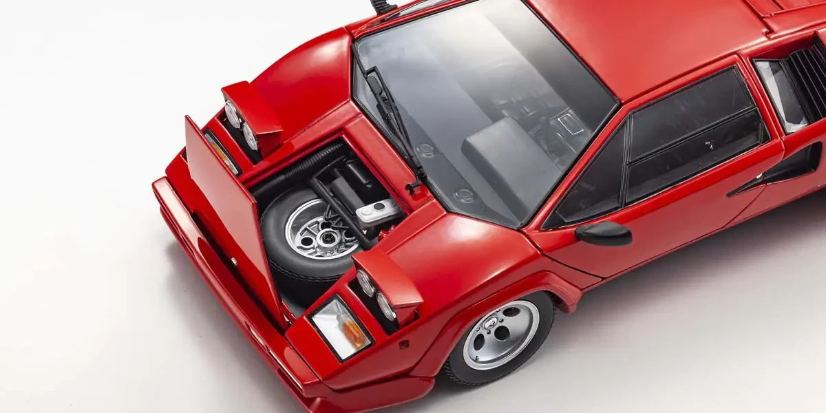 [NO BOX] KYOSHO ORIGINAL 1/18 Lamborghini Countach LP500S Red [No.KS08320B]