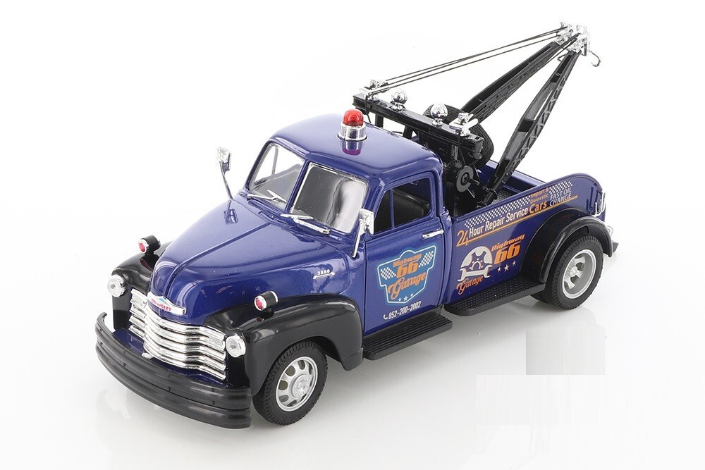 1953 Chevrolet Tow Truck Welly 22086S/4D Diecast Model Car 8″ 1:24
