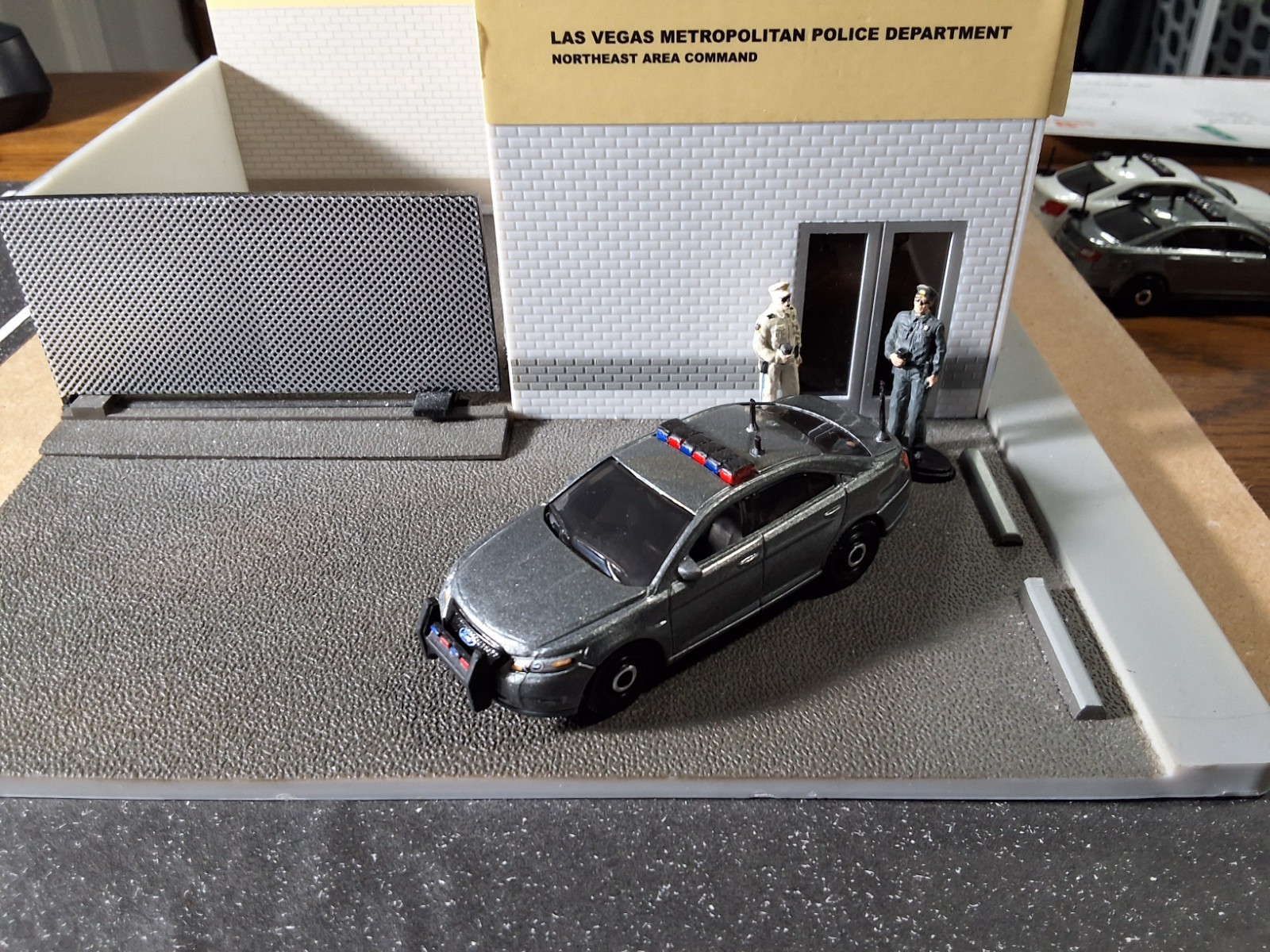 MATCHBOX POLICE FORD TAURUS INTERCEPTOR GRAY CUSTOM UNMARKED BLANK UNIT