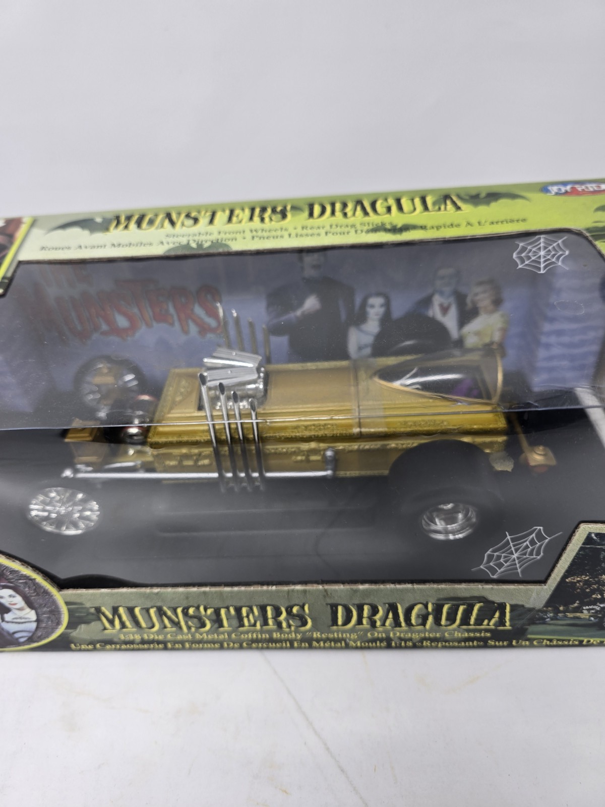 Munsters American Muscle Dragula Coffin Body 1:18 Die Cast NIB ERTL