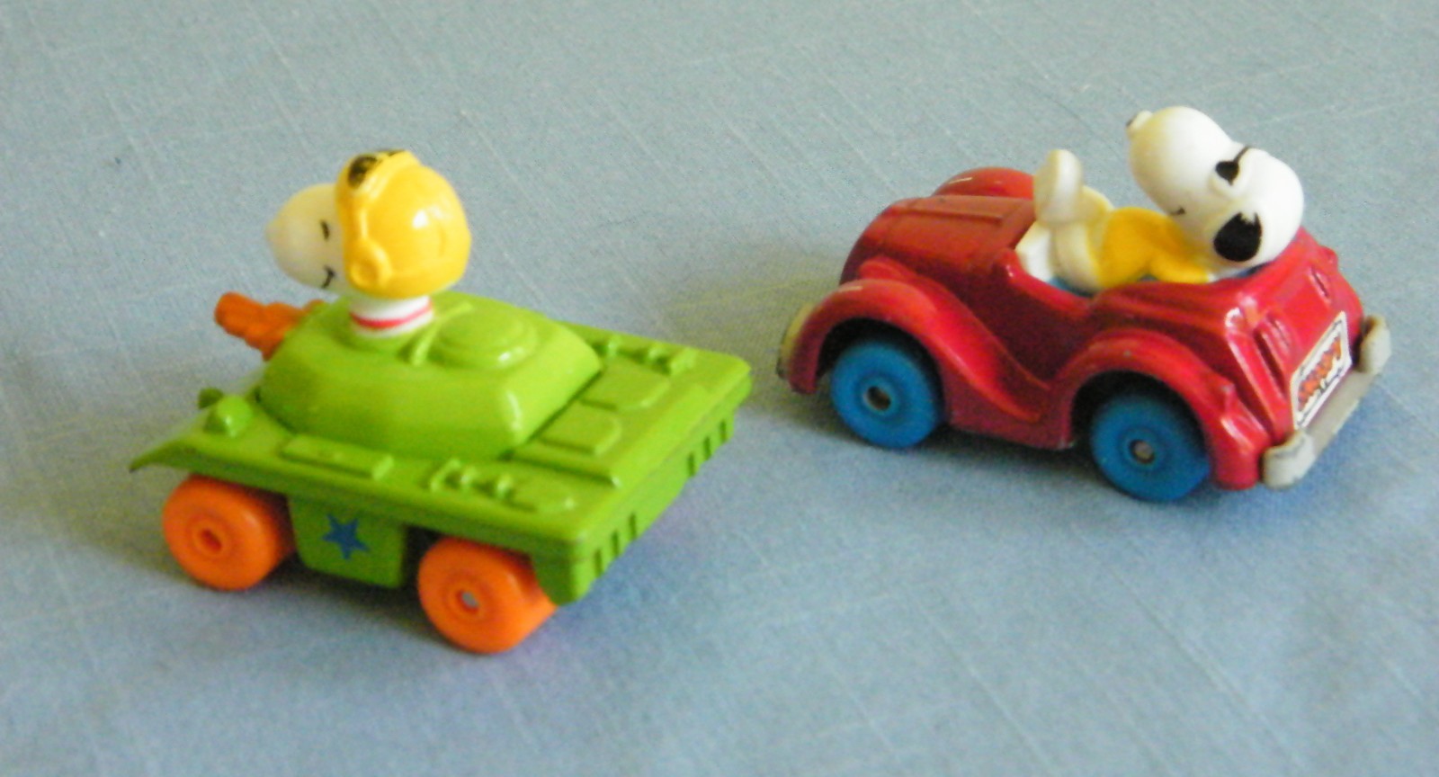Vintage Peanuts Snoopy Diecast Vehicles Inter-Trad-Tec Lot of 6