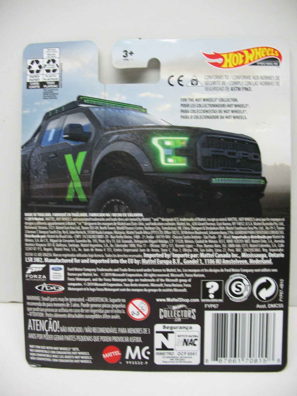 Hot Wheels Premium Forza Motorsport ’17 Ford F-150 Raptor Real Riders