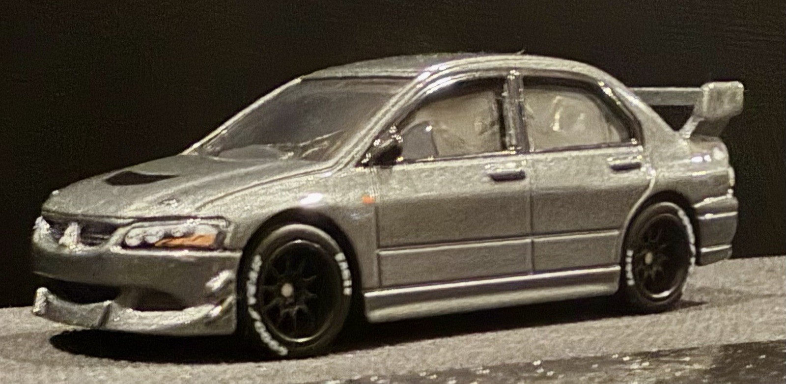 Hot Wheels Ronin Run 2 Lancer Evolution IX CUSTOM Wheel & Tire Real Riders