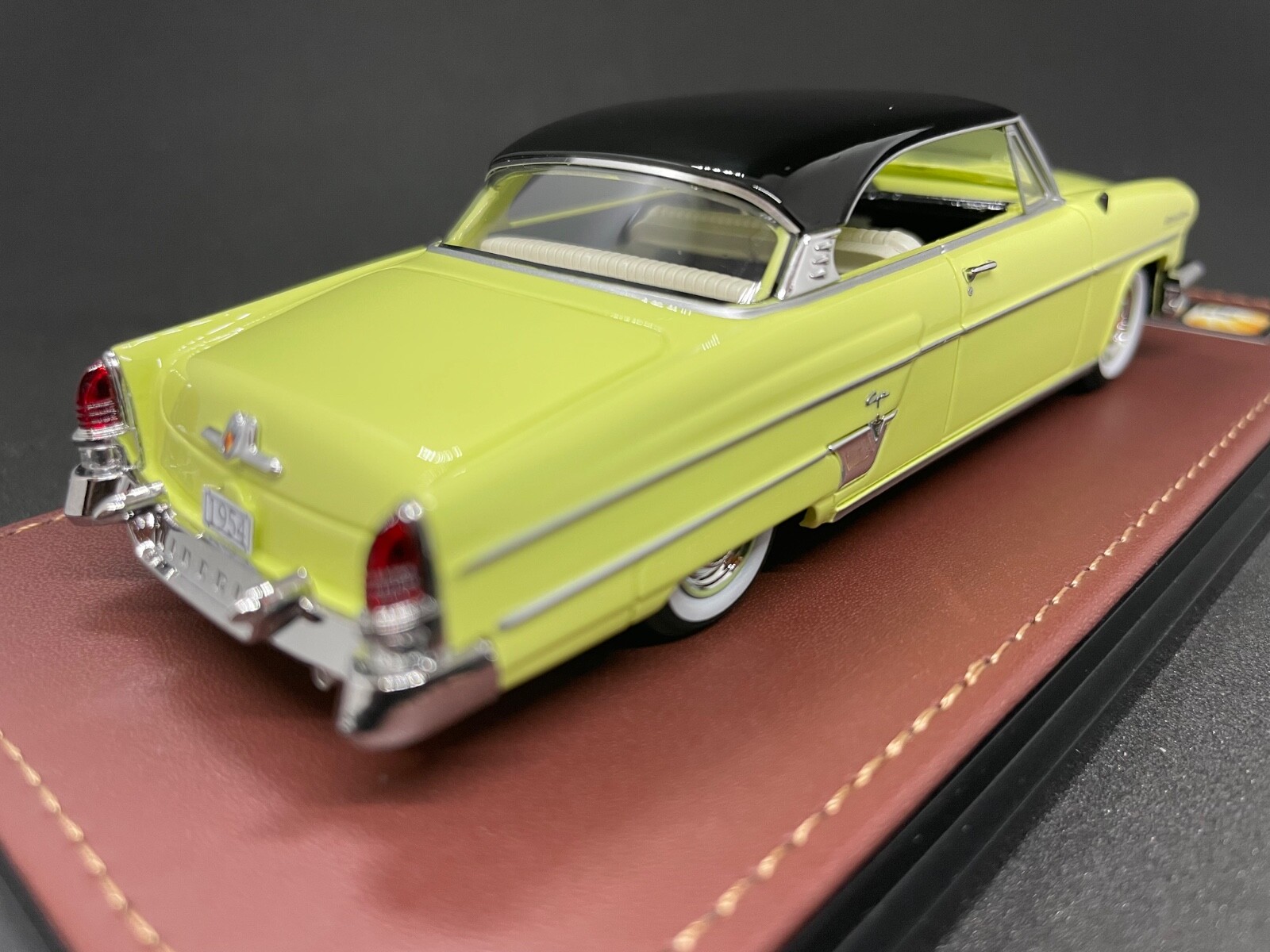 1954 Lincoln Capri 2 dr HT by GLM 1/43 Scale Black over yellow Ltd to 50 units