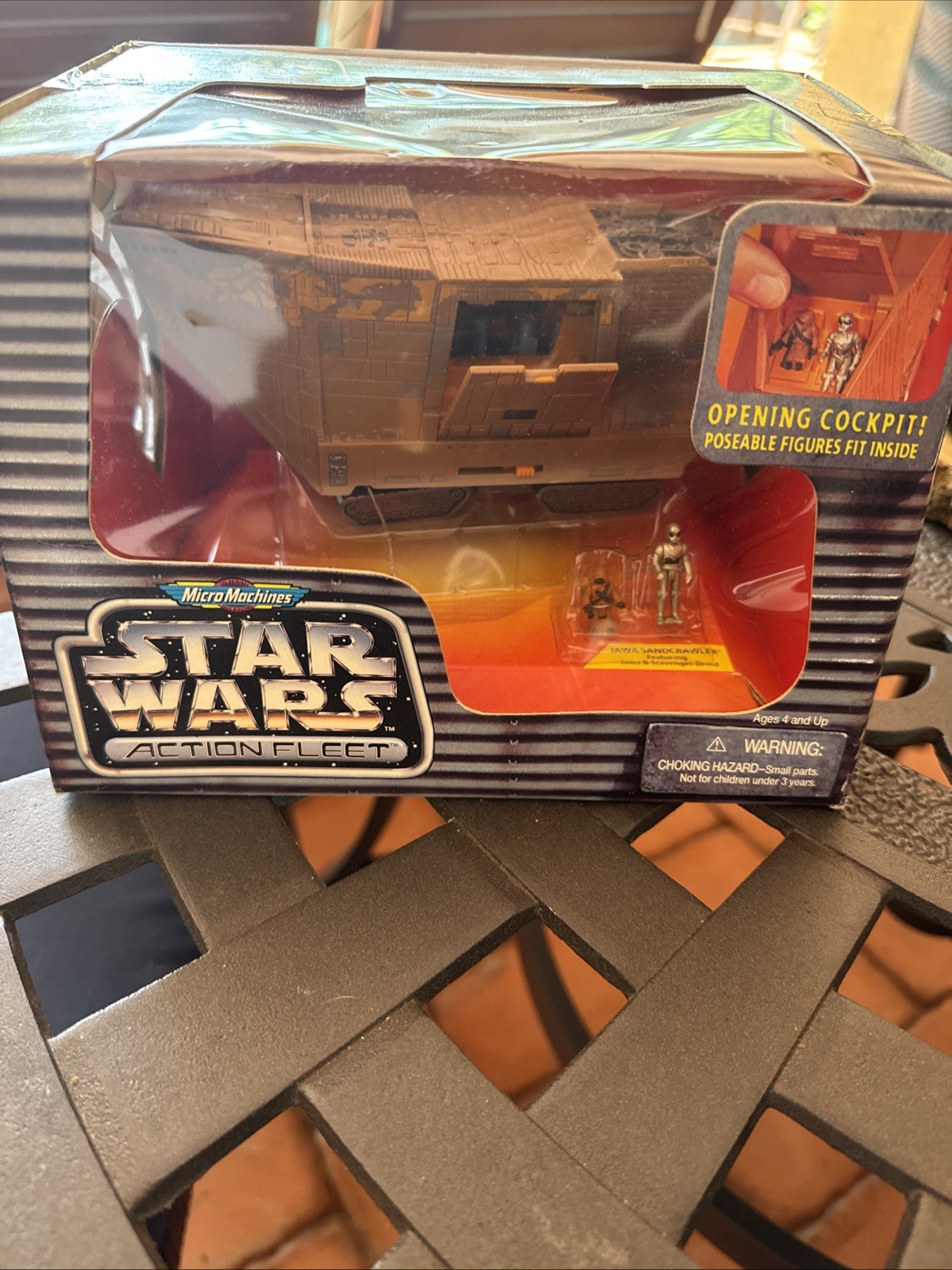Star Wars Action Fleet Micro Machines Jawa Sandcrawler Vehicle 1996 Galoob NRFB