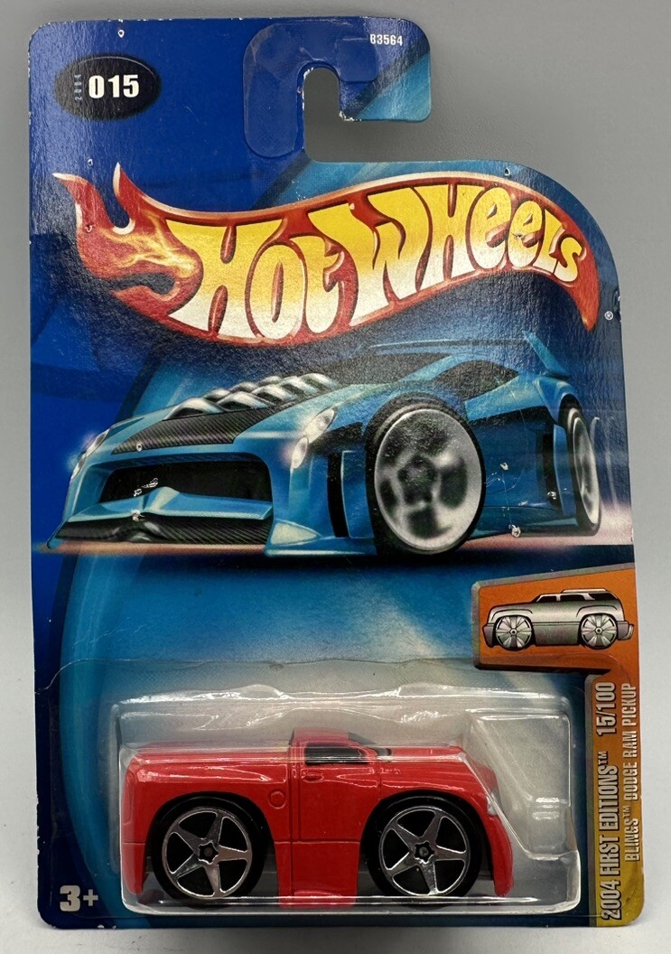 Hot Wheels Blings Dodge Ram Pickup 2004 First Editions 15/100 Mattel Die-Cast