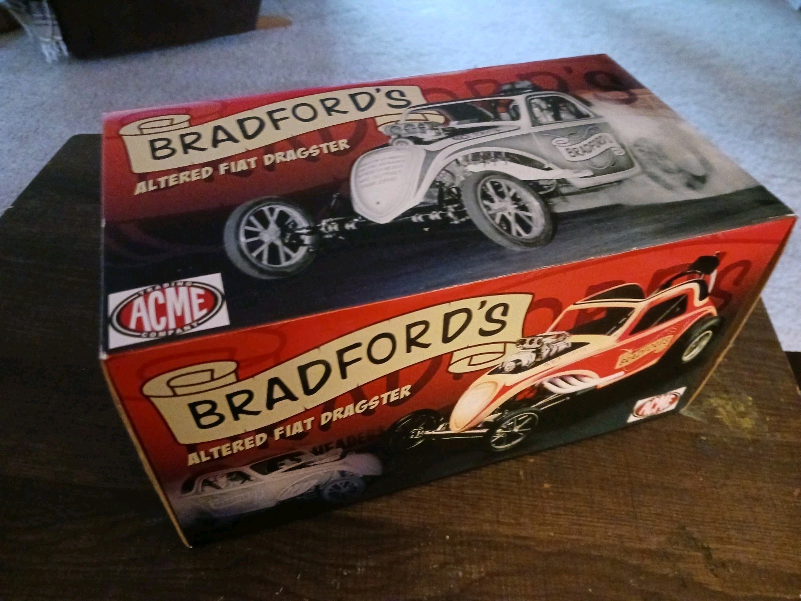 BRADFORD’S FIAT ALTERED TOPOLINE DRAGSTER ACME 1:18 VINTAGE RACING A1800811 NEW