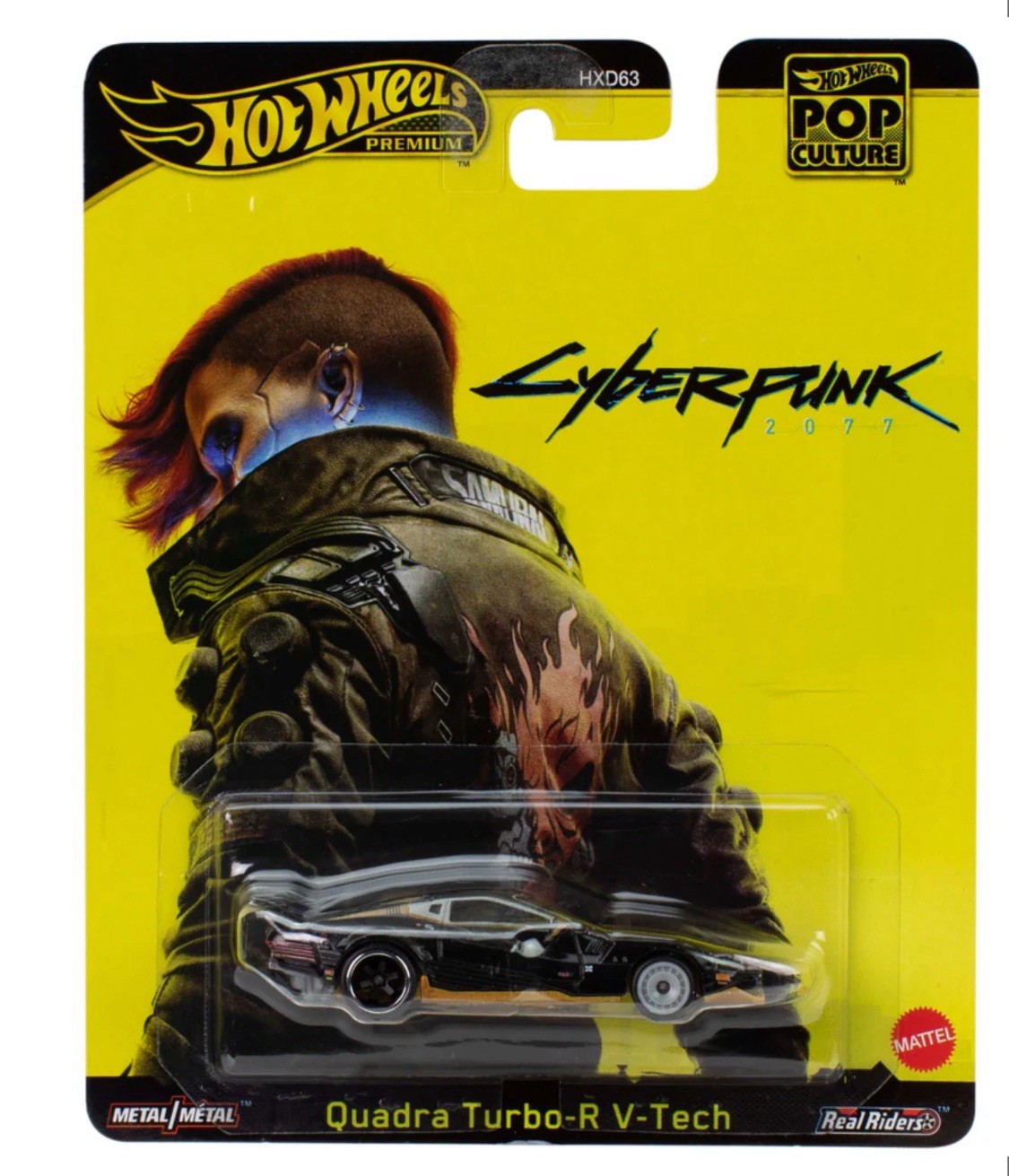 2025 Mattel Hot Wheels Pop culture – Cyberpunk 2077 – Quadra Turbo R V Tech