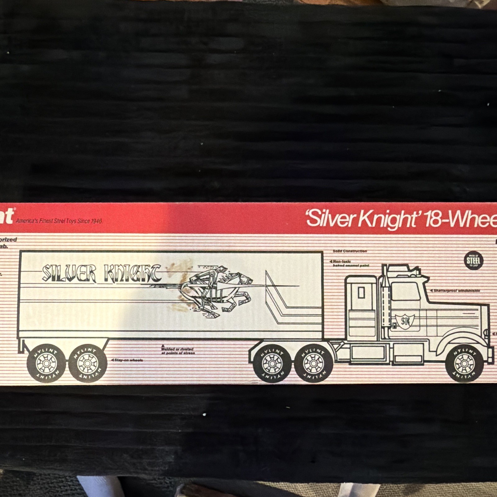 Nylint Silver Knight 18-Wheeler Freightliner Tractor Trailer Lumbermen’s Inc