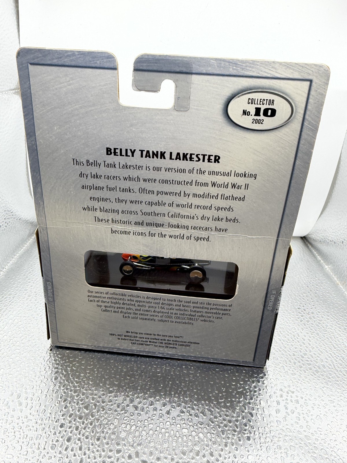 HOT WHEELS 1/64 DIECAST CAR 100% BELLY TANK LAKESTER